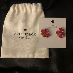 Kate Spade New York Pink Flower Stud Earrings
